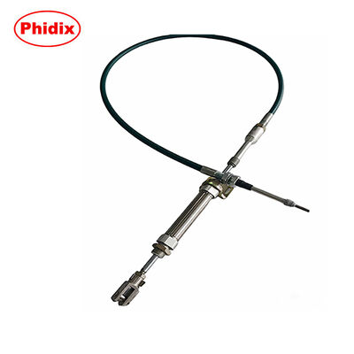 Conjunto de cables de control de acero inoxidable de empuje-tirón de servicio ligero con cilindro