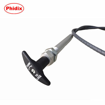 Heavy-Duty Push-Pull Control Cable With Twist Lock Handle