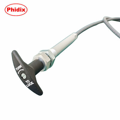 Cable de control de vaivén con manija de bloqueo giratorio — Solución de control mecánico