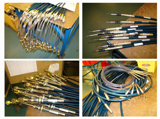 Cable de control personalizado de cubierta externa de nylon Diámetro del cable de 2 mm a 10 mm Aplicaciones de cableado de automatización industrial personalizables