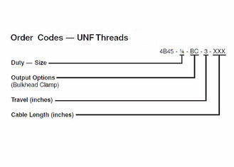 Cables de control industriales confiables, 4B Push Pull Cables de ensamblaje eje flexible