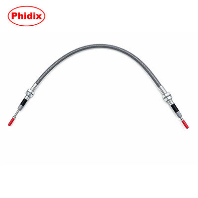 Cable de control push-pull ajustable de doble extremo completamente ensamblado para control de movimiento mecánico industrial