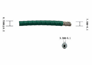 Capa exterior de PVC Cables de control de empuje y tracción Cascada exterior