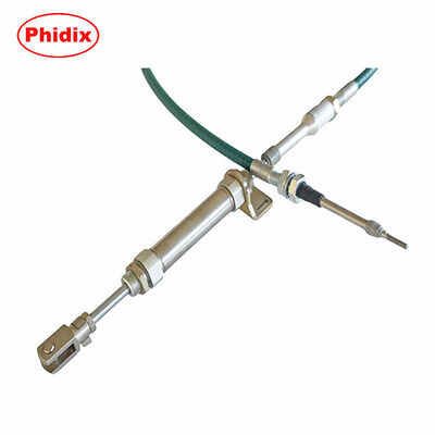 Conjunto de cables de control de empuje-tirada de acero inoxidable con cilindro estabilizador integrado para aplicaciones resistentes a la corrosión