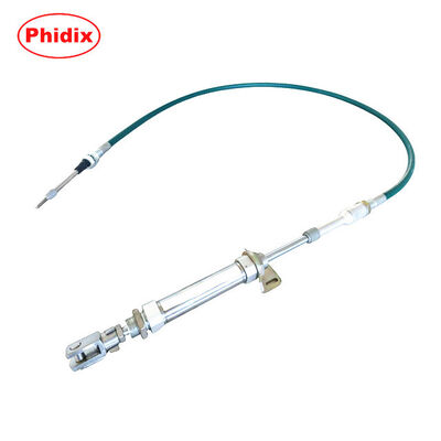 Conjunto de cables de control de empuje-tirada de acero inoxidable con cilindro estabilizador integrado para aplicaciones resistentes a la corrosión