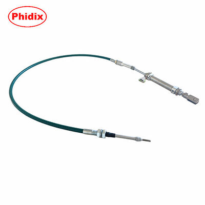 Conjunto de cables de control de empuje-tirada de acero inoxidable con cilindro estabilizador integrado para aplicaciones resistentes a la corrosión
