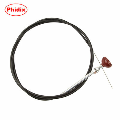 Conjunto de cable de control de solo tracción con perilla de toma de fuerza roja