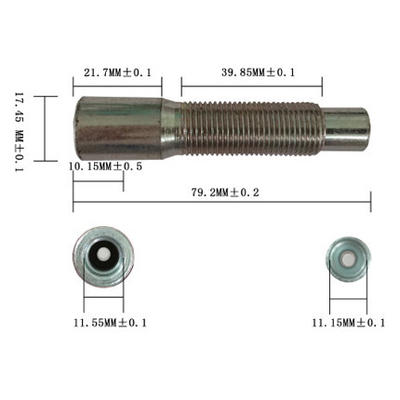 Accesorios de extremo de cable de alta precisión con rosca LD Cap 5/8 -18 UNF-2A