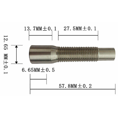Maquinaria de construcción Accesorios de extremos de cables con rosca Cap de conducto roscado con rosca UNF