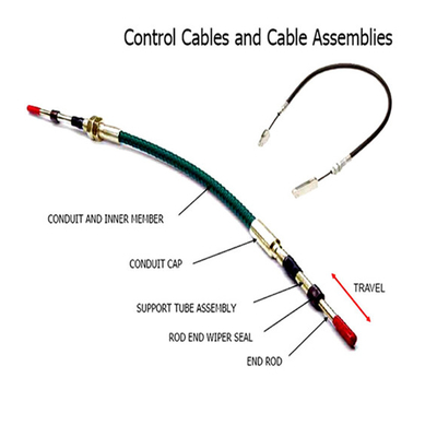 Cable de control profesional personalizado Cable de cambio de engranaje de camión pesado Tamaño personalizado