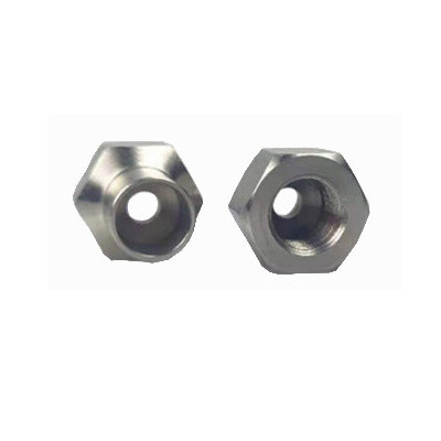 M12x1 Sleeve Flange Cables Final Fittings SS316 Hex Nut de acero inoxidable
