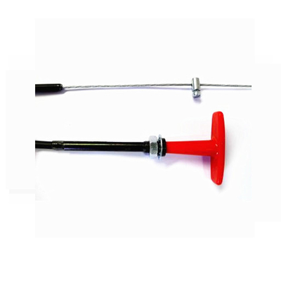 Conjunto de cable de control de la manija T roja para el control del acelerador / válvula de regulación
